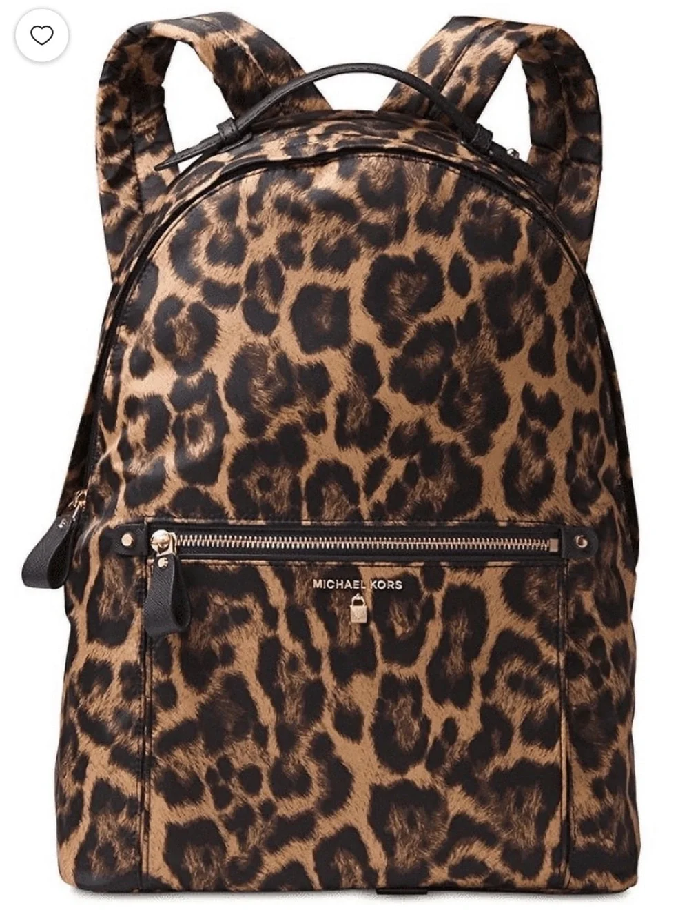 Michael kors Kelsey nylon backpack leopard print
